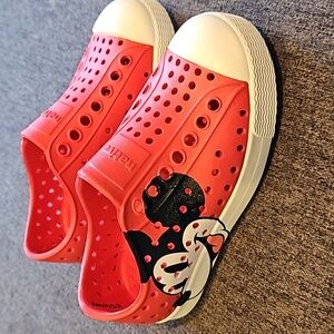 LIKE NEW! Mickey Mouse Disney Native shoes!